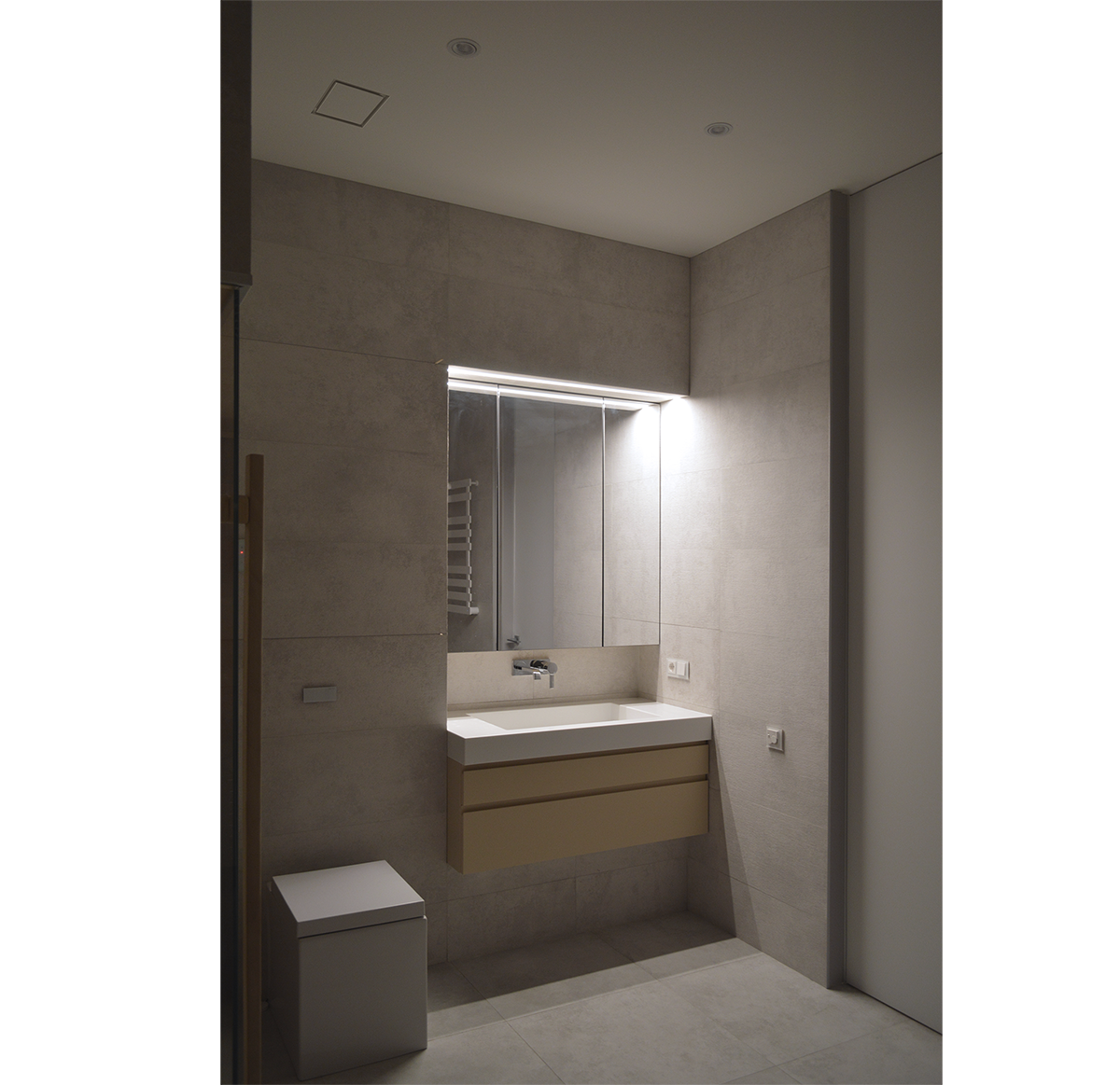 Диффузор под покраску скрытого монтажа SECRET FRAME D200мм